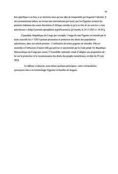 Femme pygmée face à la contribution aux revenus de ménage