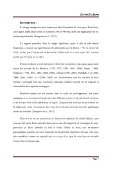 Inventaire floristique du Chott Hodna