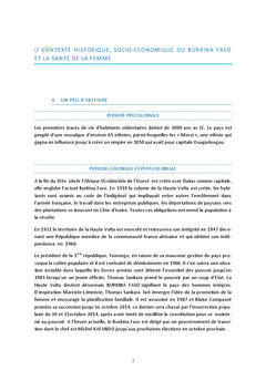 La contraception au Burkina Faso