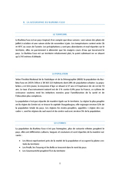 La contraception au Burkina Faso