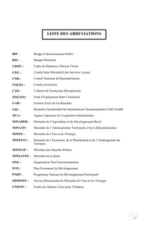 Evaluation du processus de transfert des compétences