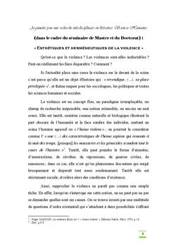 La violence de l'identité et de l'altérité