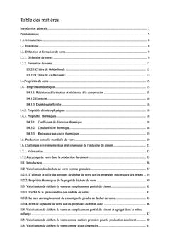 Effet de la finesse de la poudre de verre sur les bétons