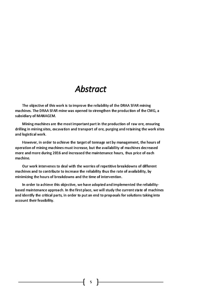 Amélioration de la fiabilité des engins miniers