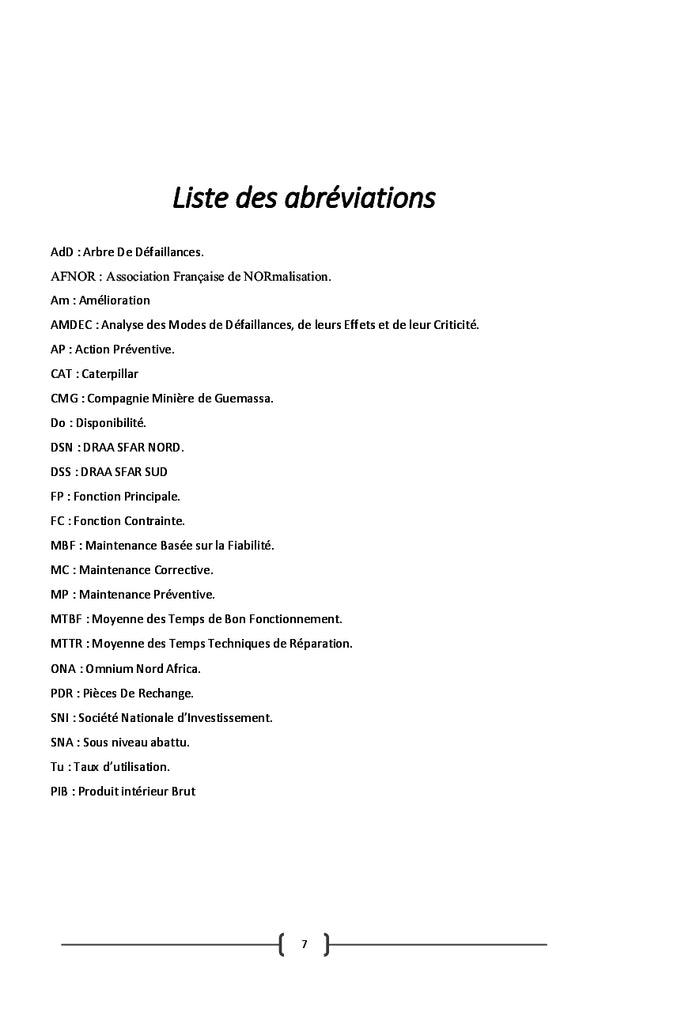 Amélioration de la fiabilité des engins miniers