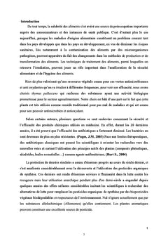 Effets de l'irradiation gamma