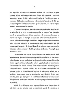 Éducation morale et interculturelle au Cameroun