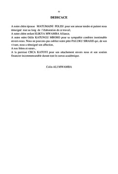 La gouvernance pour la paix en RDC