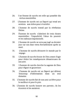 Quels Conseils pour l'homme qui aspire au Succès Durable