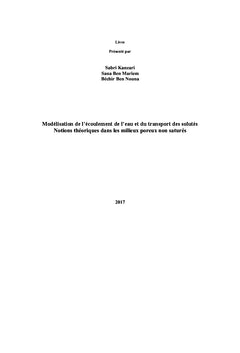 Modélisation de l'écoulement de l'eau et du transport des solutés