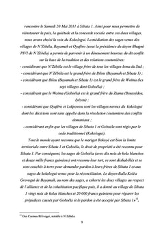 Les institutions sociales de prévention et de gestion des conflits en Guinée forestière