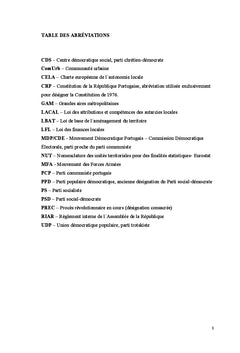 Le système de gouvernement municipal portugais