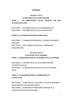 Le système de gouvernement municipal portugais
