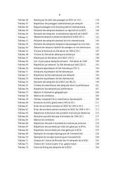 Performances et accessibilité des plateformes aéroportuaires de la RDC