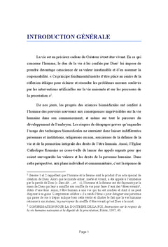 L'Embryon Humain à la lumière de la culture africaine