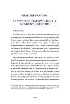 L'Embryon Humain à la lumière de la culture africaine