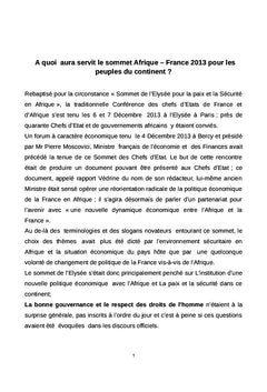Les droits fondamentaux des tchadiens sous l'Ere DEBY