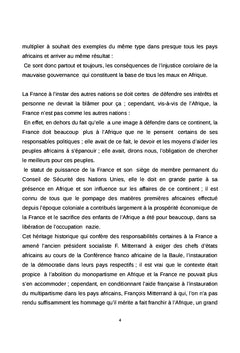 Les droits fondamentaux des tchadiens sous l'Ere DEBY