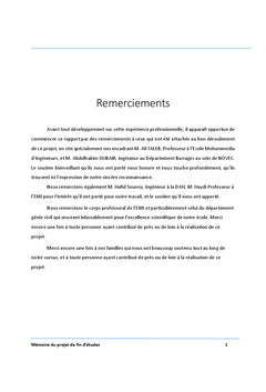 Optimisation des ouvrages hydrauliques d'un barrage