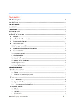 Optimisation des ouvrages hydrauliques d'un barrage