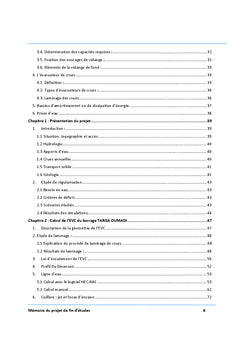 Optimisation des ouvrages hydrauliques d'un barrage