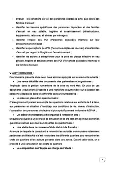 Accès à l'Eau Potable, Hygiène et Assainissement "AEPHA"