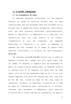 La prise de poids après l'arrêt tabagique