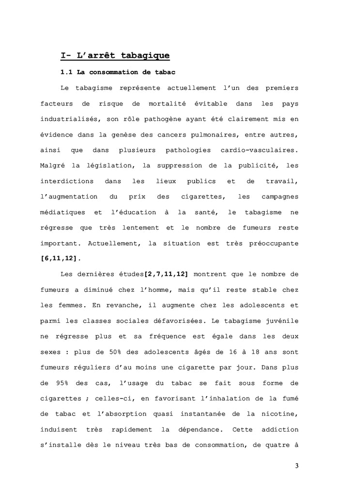 La prise de poids après l'arrêt tabagique