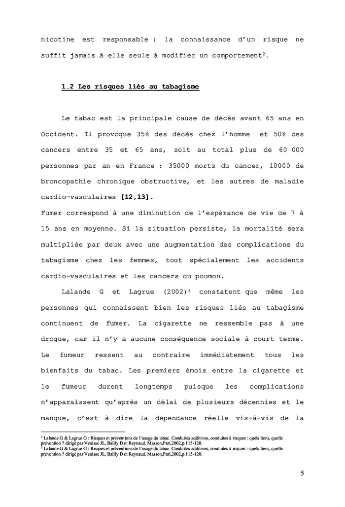 La prise de poids après l'arrêt tabagique