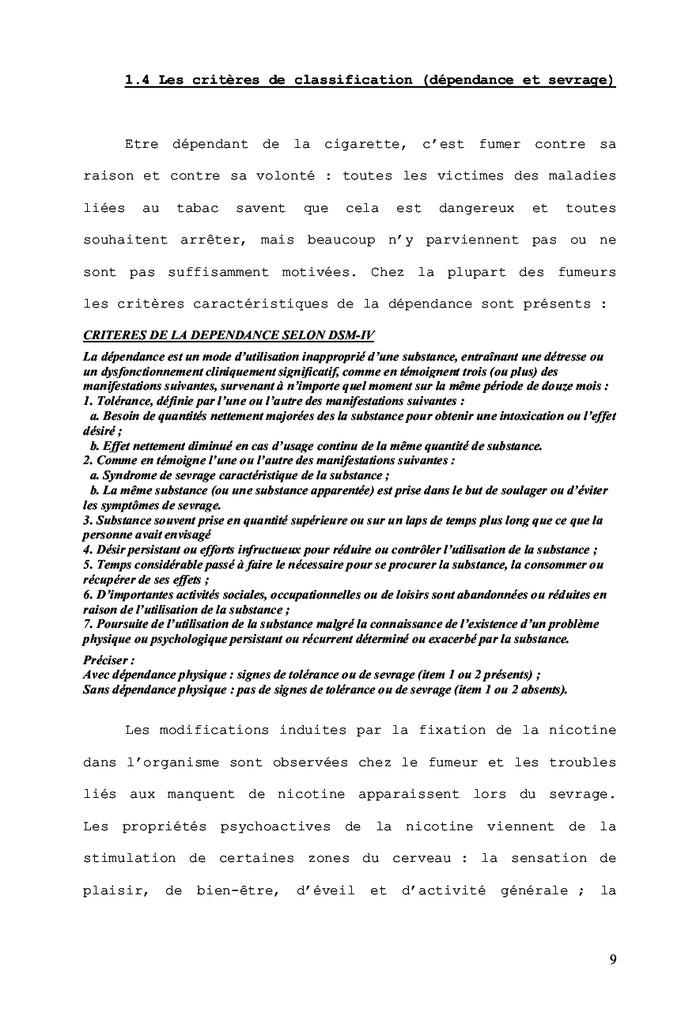 La prise de poids après l'arrêt tabagique