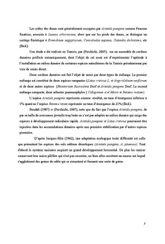 Contribution à l'étude de l'espèce Aristida pungens en Algérie