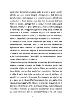 Provenances et Édification de la Musique Savante Marocaine