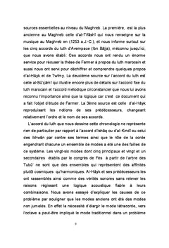 Provenances et Édification de la Musique Savante Marocaine