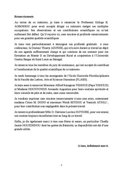 Dynamique démographique et besoin en eau de consommation au Bénin