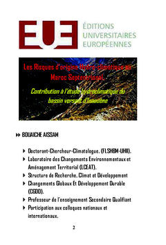 Les Risques d'origine Hydroclimatique au Maroc Septentrional.