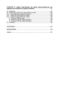 Traitement et analyse du signal Phonocardiogramme