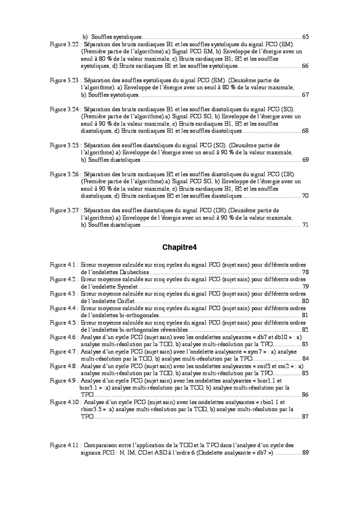 Traitement et analyse du signal Phonocardiogramme