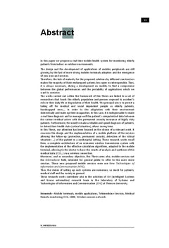 Développement des services dédiés à la santé sur Smartphone