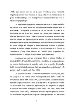 Reproduction de l'Hirondelle rustique dans le Nord Est Algérien