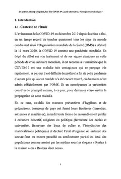 Le système éducatif sénégalais face à la COVID-19