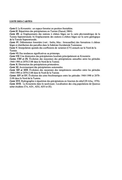 Changement climatique et chêne liège en Kroumirie