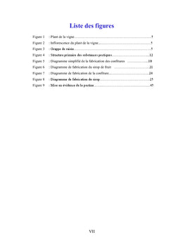 Essais d'élaboration de confiture et de sirop de raisin