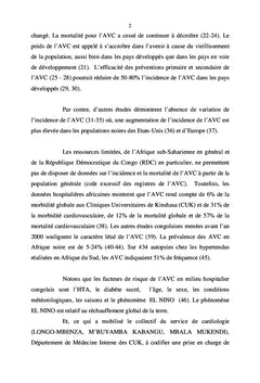 Tendance séculaire des accidents vasculaires cérébraux
