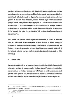 Comment ameliorer le secteur des OSC en Cote d'Ivoire?