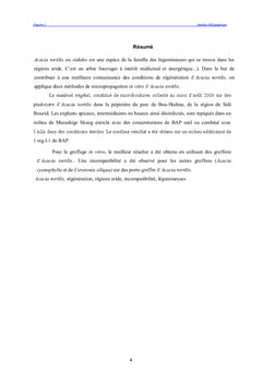 Acacia tortilis en Tunisie: Écophysiologie et morphologie