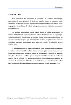 Mélange de concentrés plaquettaires