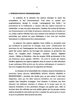 De la vulnérabilité des essences forestières dans les aires protégées