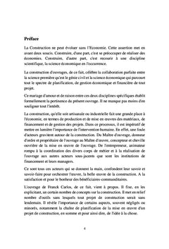 Économie de la construction