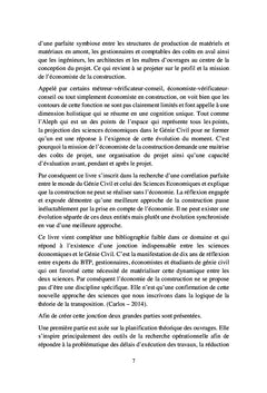 Économie de la construction