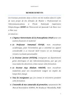 Applications Multimédia Interactives et Réseaux sans fil